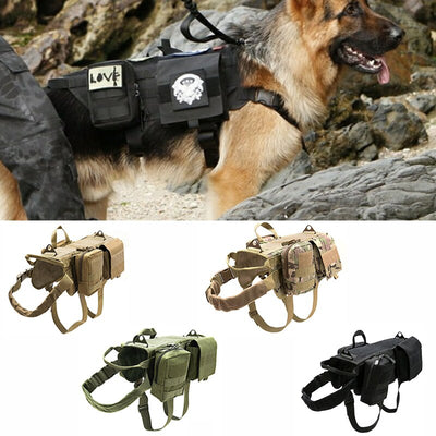 Military-Grade Tactical Dog Harness