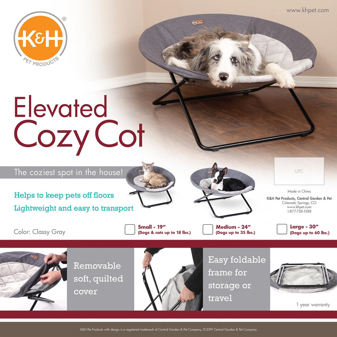 Elevated Cozy Cot Pet Bed